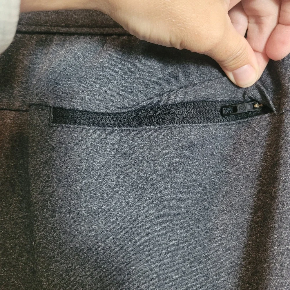 Lululemon Intent Jogger Pants Mens Large Heathered Gray Athletic Tapered‎ Cuffs